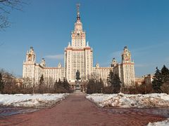 Lomonosova univerzita - jedna ze sedmi Stalinových sester, Moskva