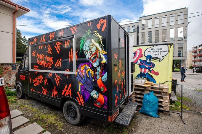 Comic Cone Food Truck ve Zlíně.