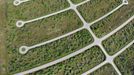 Aerial view of strange roads Abstract, Aerial View, Bizarre, City, Color Image, Day, Florida, Geometric Shape, Horizontal, Landscape, No People, Outdoors, Part Of, Pattern, Photography, Road, Shape, Street, Transportation, Travel