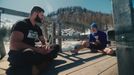 Jiří Procházka uplaval 30 metrů pod ledem