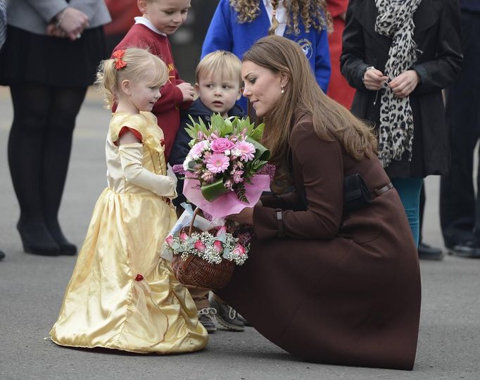 Vévodkyně Catherine na návštěvě Grimsby.