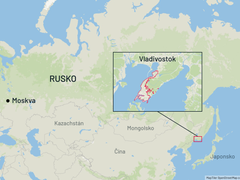 Vladivostok se nachází na břehu Tichého oceánu.