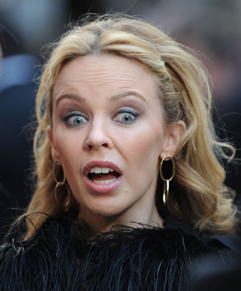 Grimasy slavných - Kylie Minogue