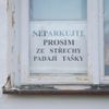 Cedule vzkazy příkazy zákazy vzkaz za oknem Chudenice (Klatovsko)