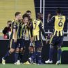 Fotbal Evropská liga, Fenerbahce - Plzeň: hráči Galatasaraye slaví gól