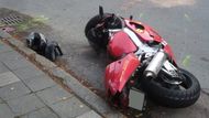 Srážka motorky a auta