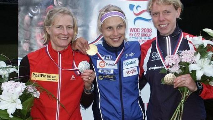 Tři nejlepší ženy: Kauppiová, Koenig-Salmiová a Radka Brožková