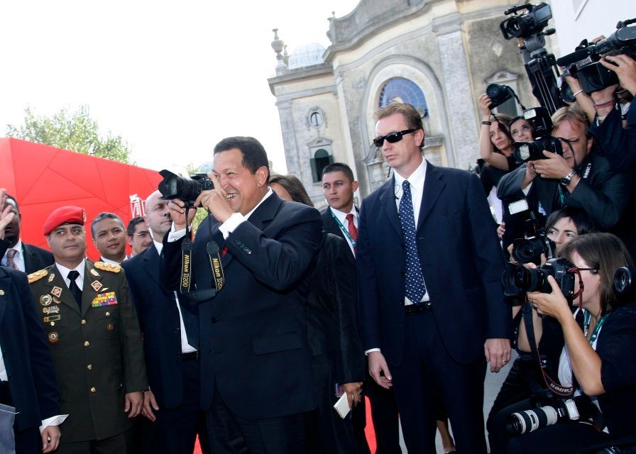 Hugo Chávez v Benátkách