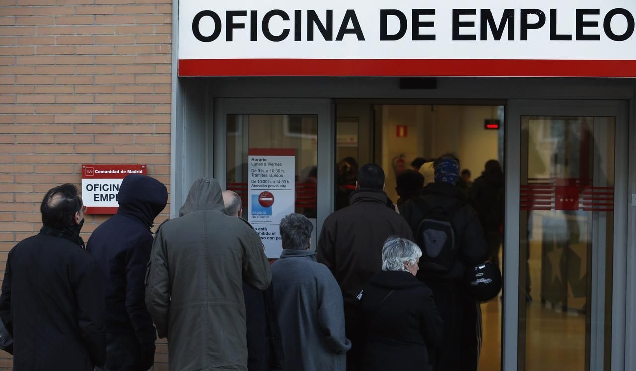 Nezaměstnanost Španělsko krize úřad práce