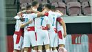 Slávistická radost v odvetě 4. předkola LM Midtjylland - Slavia Praha