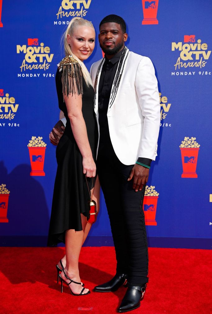 Lindsey Vonnová a PK Subban na předávání cen MTV 2018