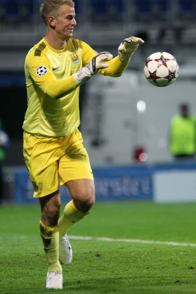 Plzeň vs. Manchester City, utkání Ligy mistrů (Joe Hart)