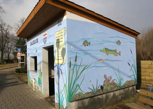 Autobusová zastávka Zálezlice