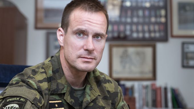 Jmenovaný náčelník Generálního štábu Armády České republiky Karel Řehka.
