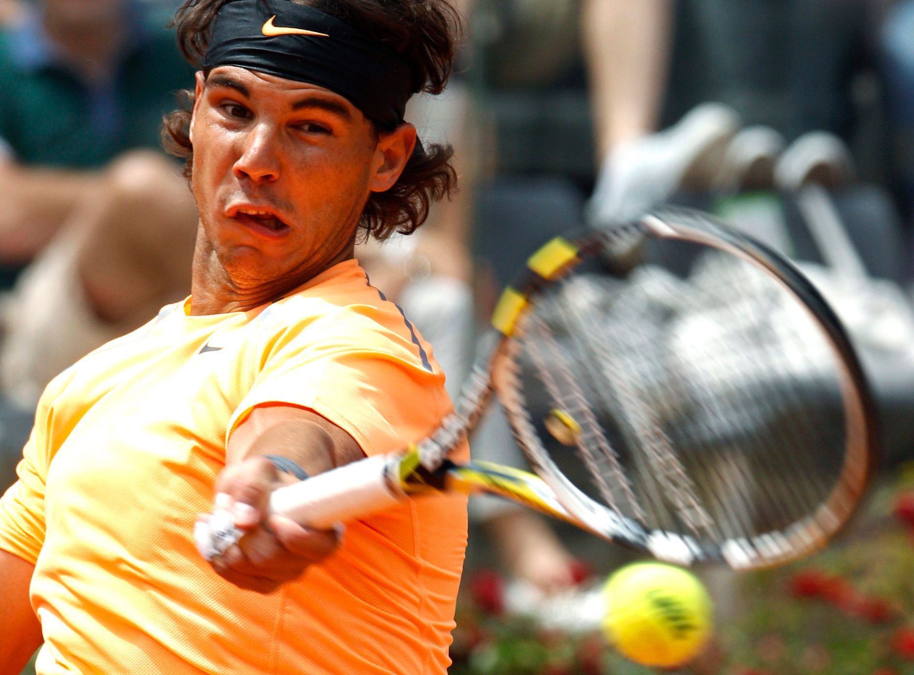 Rafael Nadal na turnaji v Římě