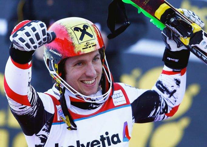 Marcel Hirscher na SP v Adelbodenu