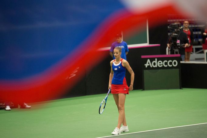 Plíšková vs. Halepová, Fed Cup, Česko vs. Rumunsko