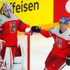 Lukáš Dostál a Ondřej Kaše v semifinále MS 2024 Česko - Švédsko