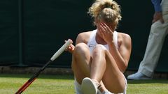 Kateřina Siniaková ve třetím kole Wimbledonu 2018