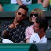 Celebrity na Wimbledonu 2018 (Lewis Hamilton)