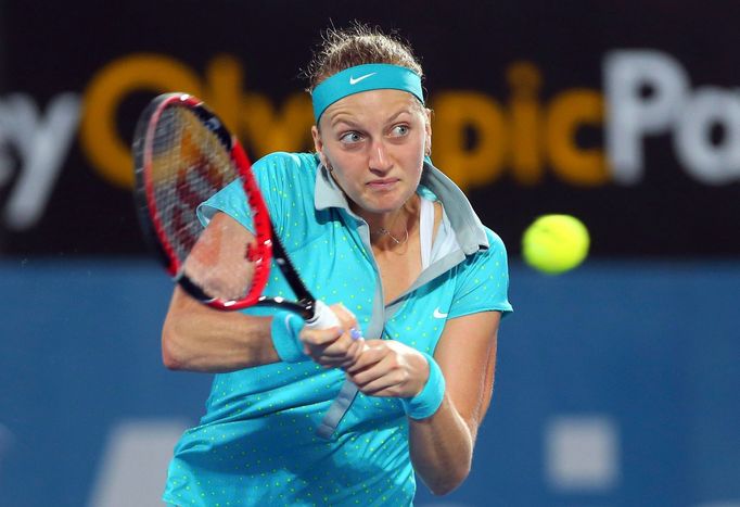 Petra Kvitová na turnaji v Sydney 2015