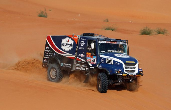 11. etapa Rallye Dakar 2023: Martin van den Brink, Iveco