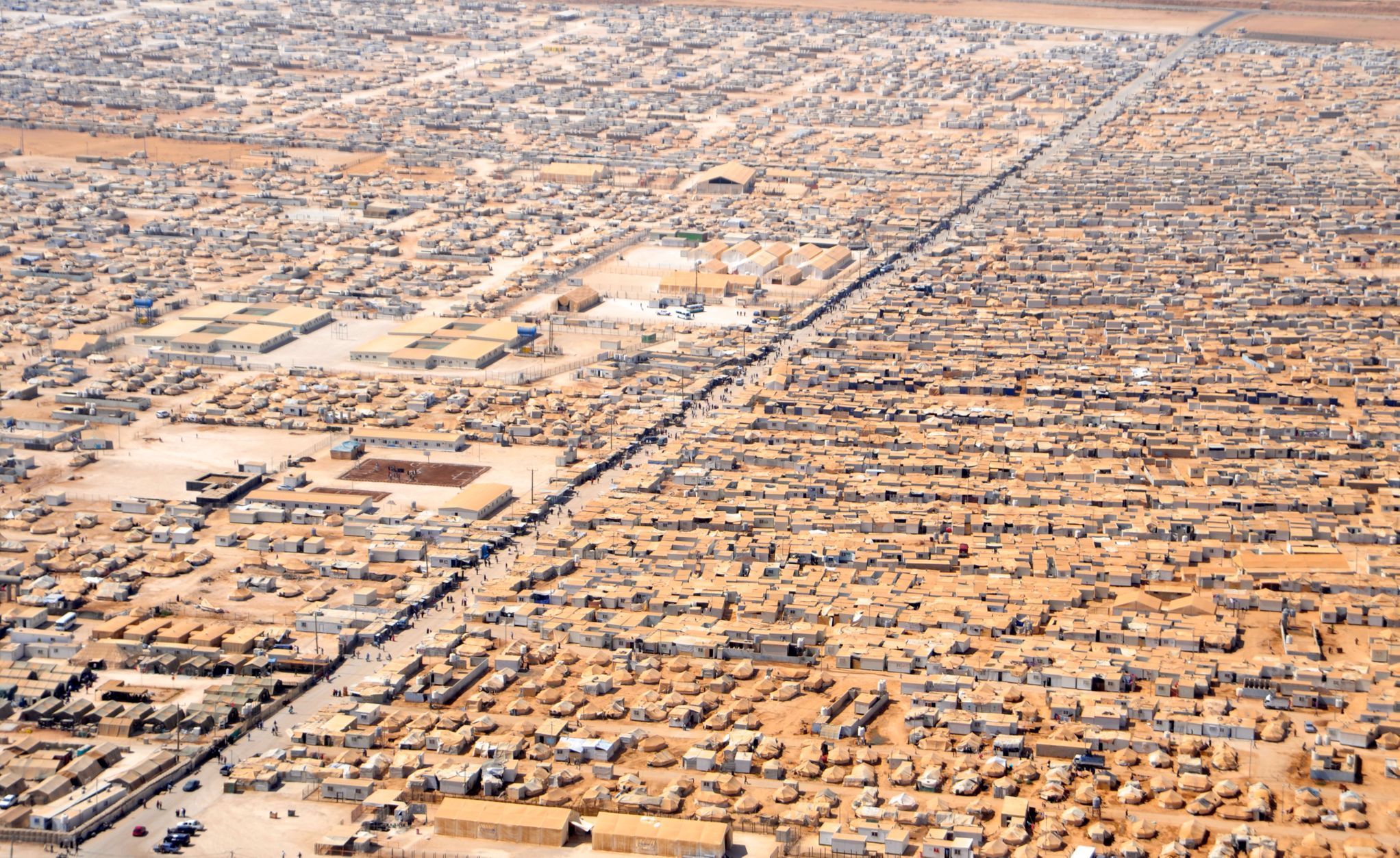 Jordánsko - uprchlický tábor - Zátarí
