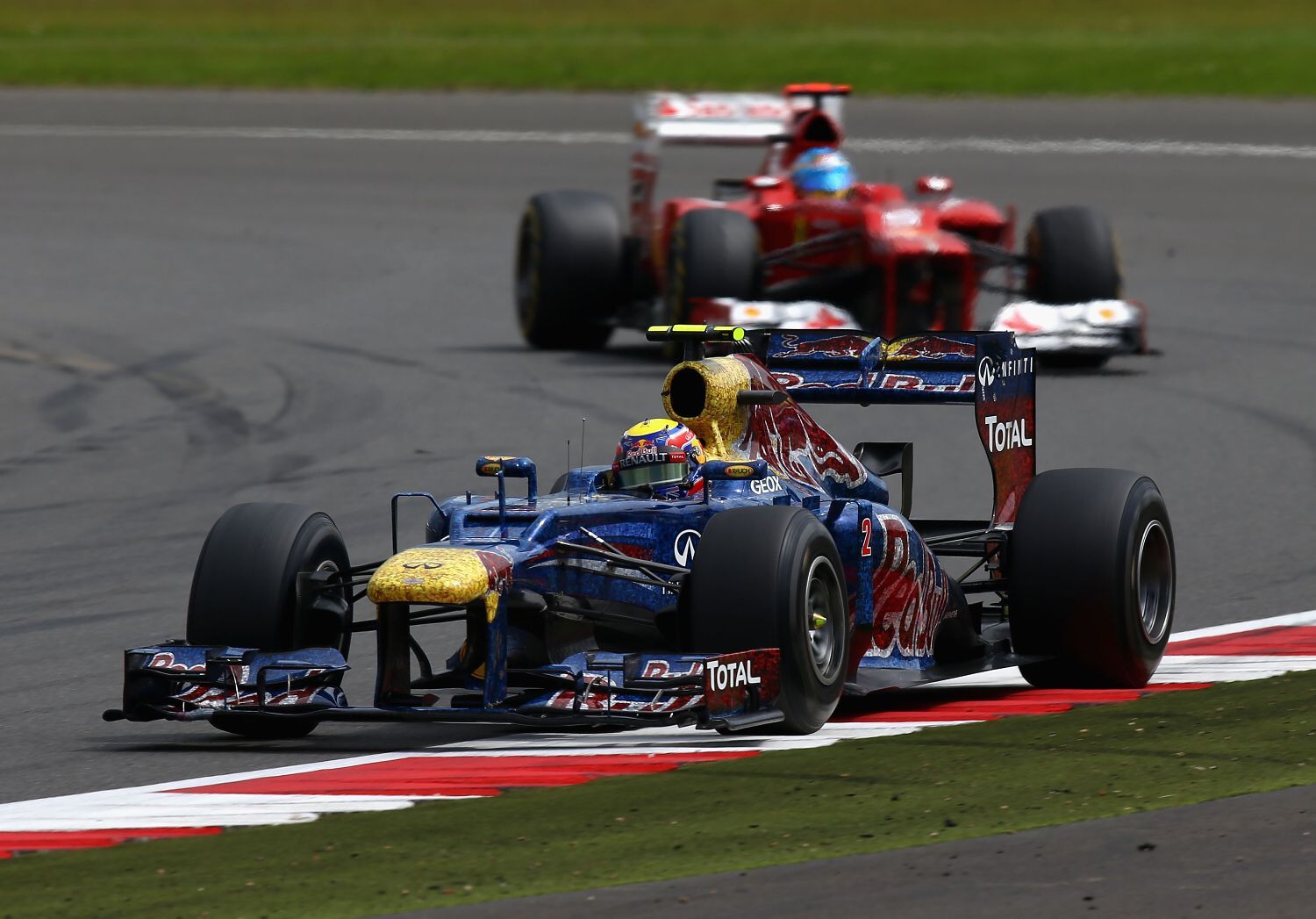 Mark Webber, Red Bull a  Fernando Alonso, Ferrari