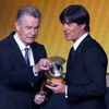 Germany coach Loew is presented FIFA Men's World Coach of the Year during FIFA Ballon d'Or 2014 soccer awards ceremony in Zurich