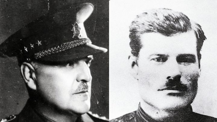 Český legionář se zamiloval a zůstal v Rusku. Po zatčení ho už rodina nikdy neviděla; Zdroj foto: Koláž: Dan Poláček, Archiv Štěpána Černouška / Gulag.cz