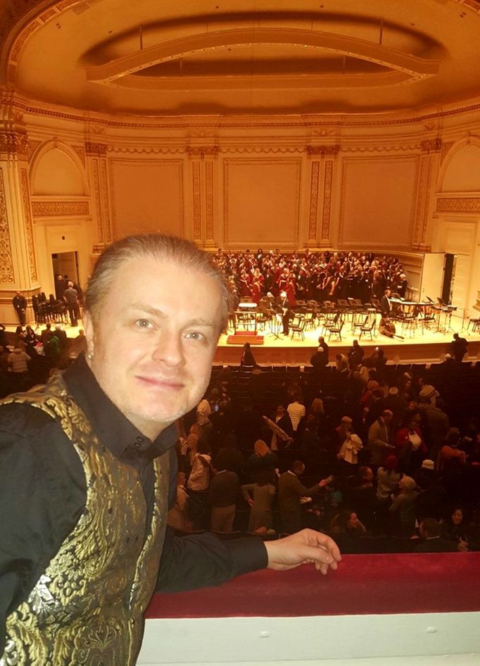 Pavel Šporcl v Carnegie Hall