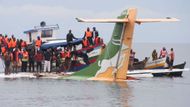 letadlo nehoda tanzánie viktoriino jezero