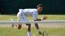 Novak Djokovič ve finále Wimbledonu 2013