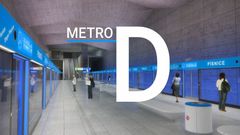 grafika - metro D