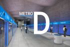 Projeďte si novou linku D. Grafika ukazuje, kde vzniknou stanice metra bez řidiče
