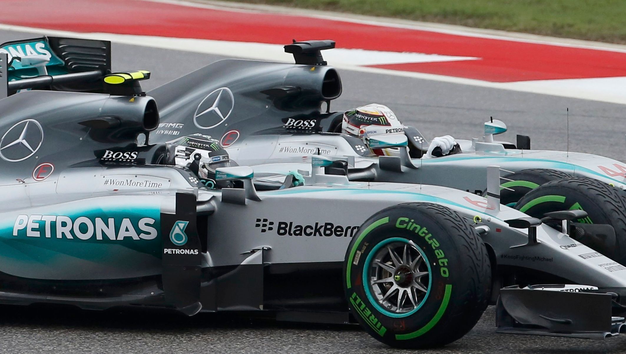 F1, VC USA 2015: Nico Rosberg a Lewis Hamilton, Mercedes