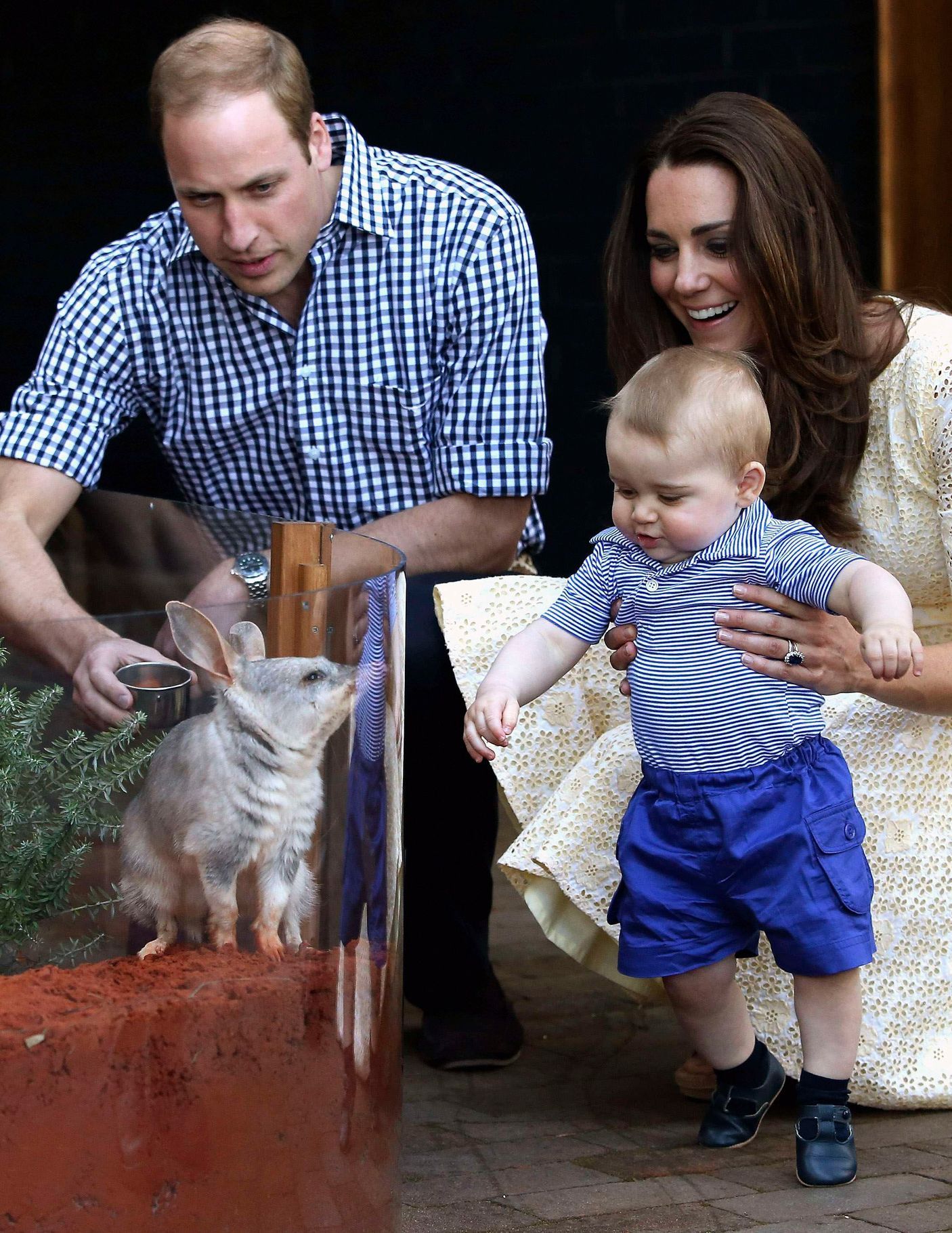 Velikonoce 2014 - princ William a vévodkyně Catherine se synem Georgem v Sydney