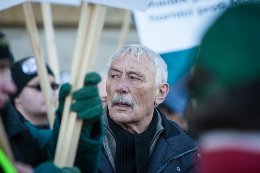 Demonstrace za prolomení těžebních limitů