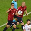 Patrik Schick slaví gól ve čtvrtfinále Česko - Dánsko na ME 2020