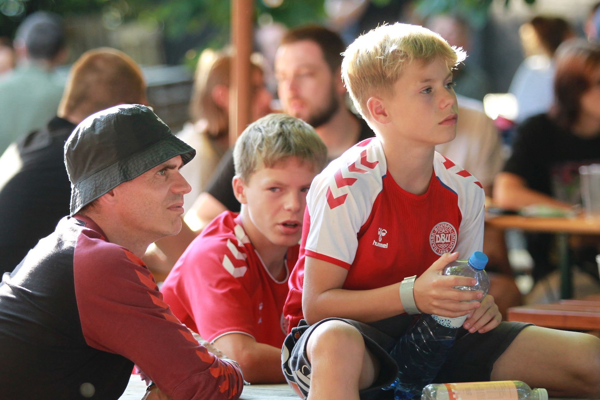 Fanoušci ve fanzóně v Riegrových sadech sledují čtvrtfinále Česko - Dánsko na ME 2020