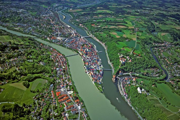 Část hranic Římské říše v povodí Dunaje - Německo, Rakousko, Slovensko