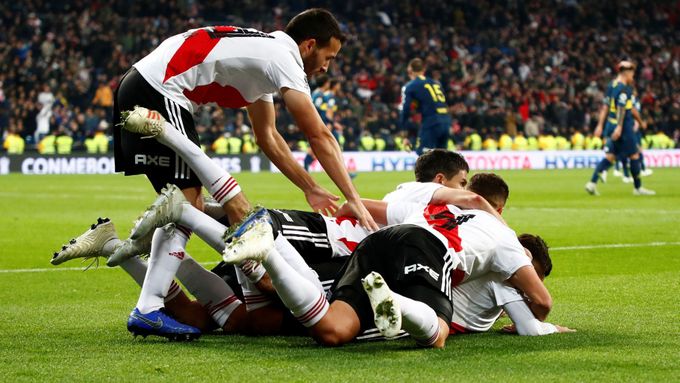 Radost hráčů River Plate