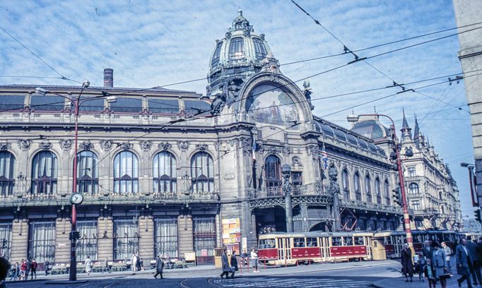 Obecní dům na Náměstí republiky. Praha. Rok 1967