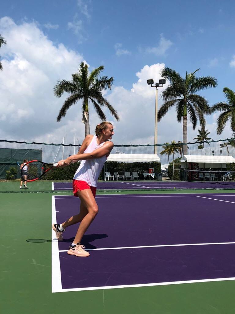 Petra Kvitová před Miami 2018