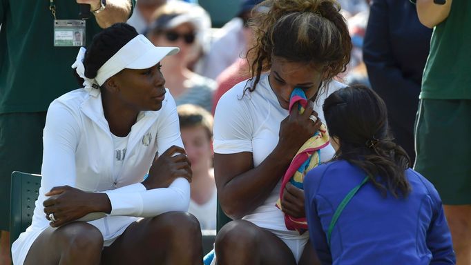 Serena a Venus Willamsovy na Wimbledonu