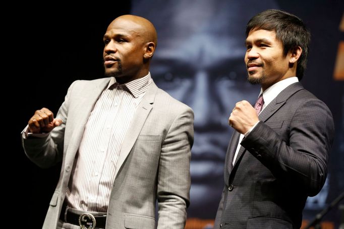 Floyd Mayweather vs. Manny Pacquiao na úvodní tiskové konferenci