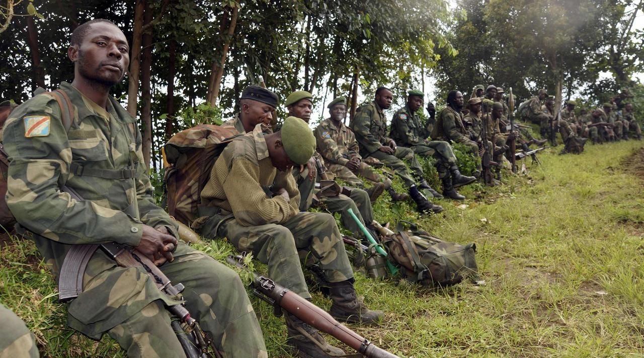 Demokratická republika Kongo - vojáci - M23