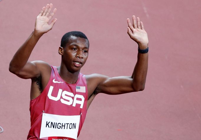 Americký sprinter Erriyon Knighton.