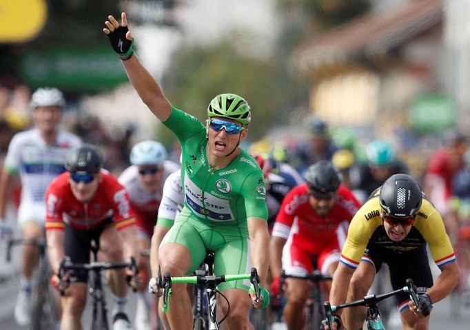 Marcel Kittel slaví vítězství v 11. etapě Tour de France 2017