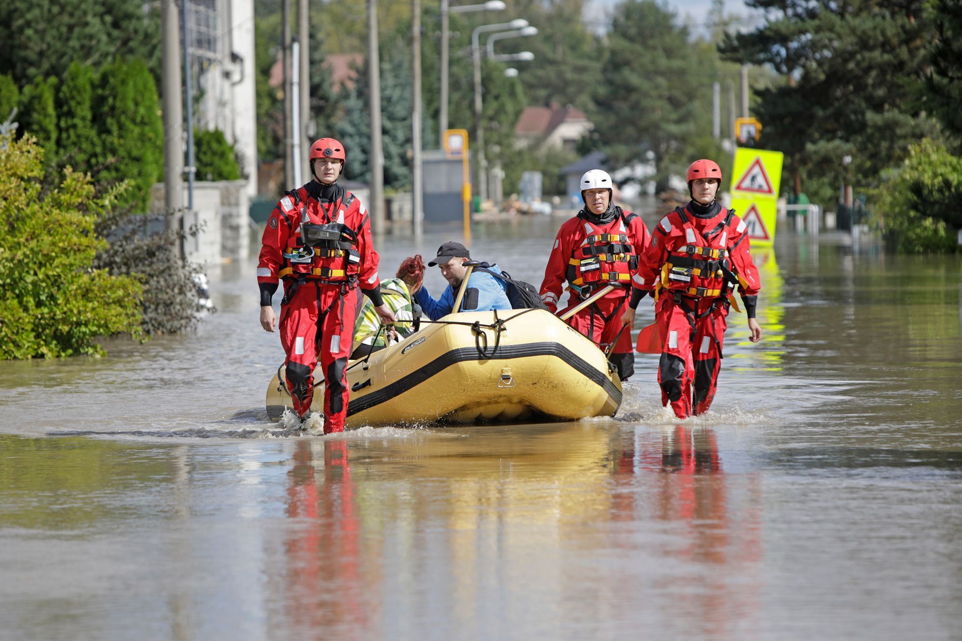 povodně 2024, Antošovice, Bohumín, Ostravsko